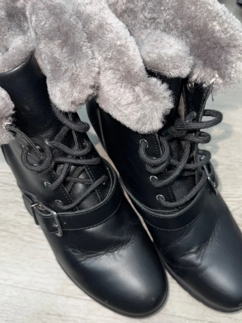 UGG Waterproof wedge ankle boots